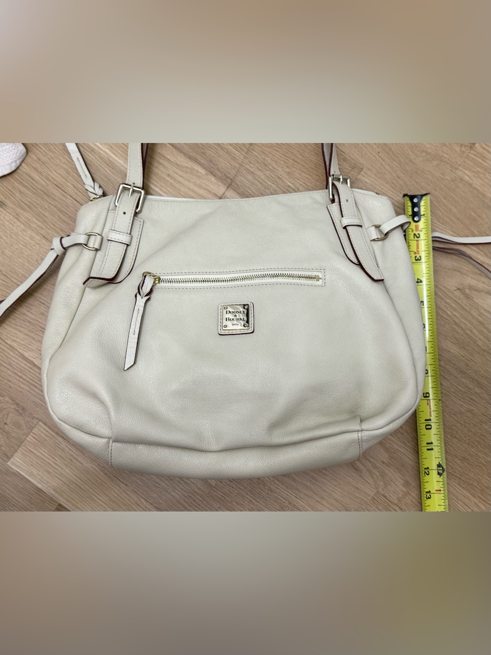 Dooney & Bourke Vintage Nina Pebbled Leather Shoulder Bag - Picture 6 of 9
